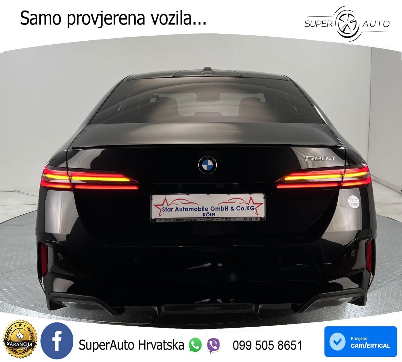 BMW 520d (197 KS) Steptronic M Sport ACC+HEAD+4xGR SJED+360+PANO