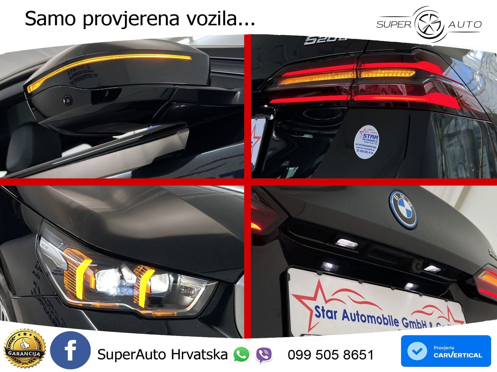 BMW 520d (197 KS) Steptronic M Sport ACC+HEAD+4xGR SJED+360+PANO