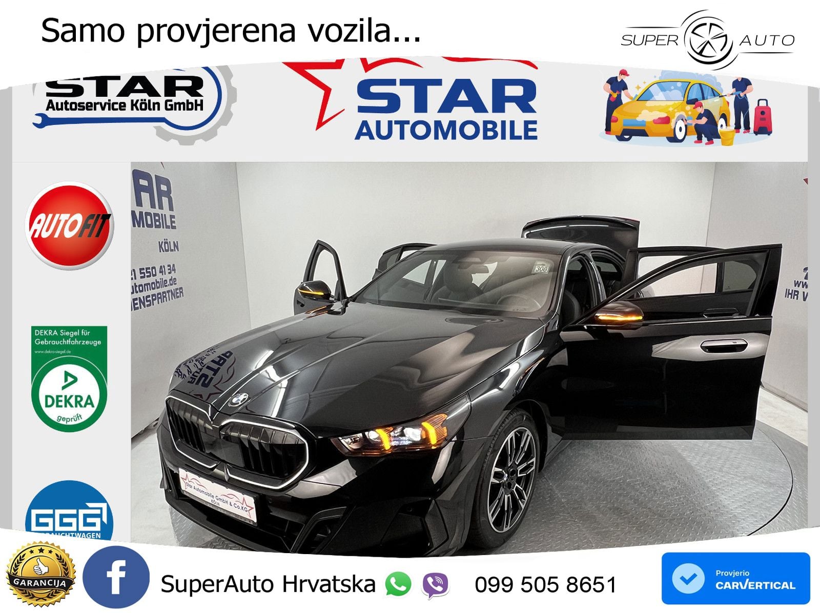 BMW 520d (197 KS) Steptronic M Sport ACC+HEAD+4xGR SJED+360+PANO