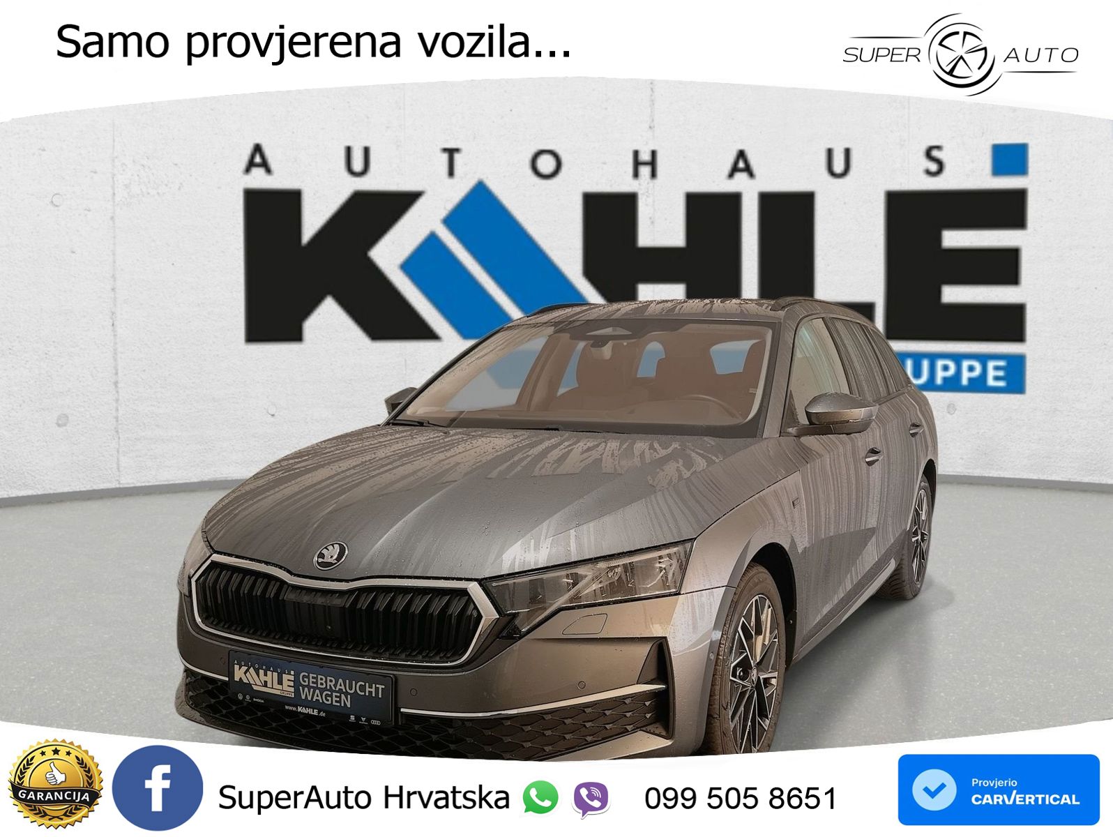 Škoda Octavia Combi 2.0 TDI (150 KS) DSG Selection LED+GR SJED+ACC