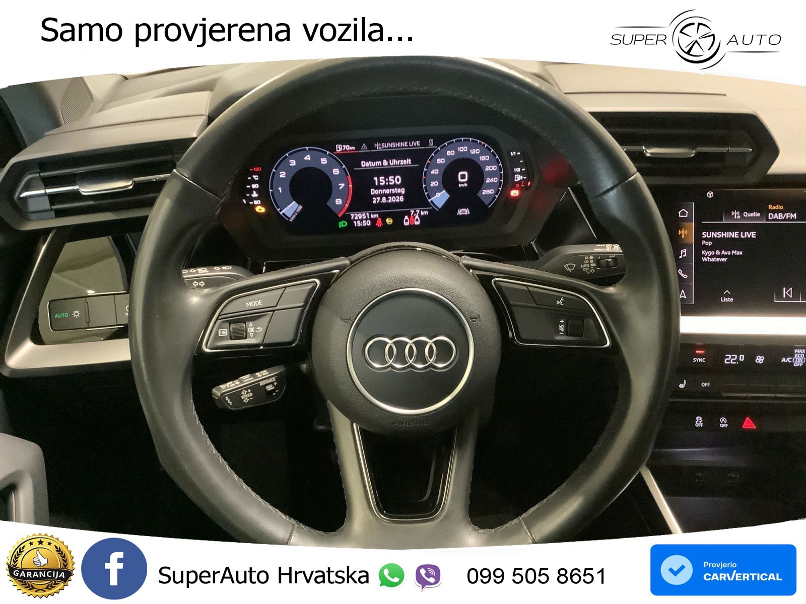 Audi A3 35 TFSI (150 KS)