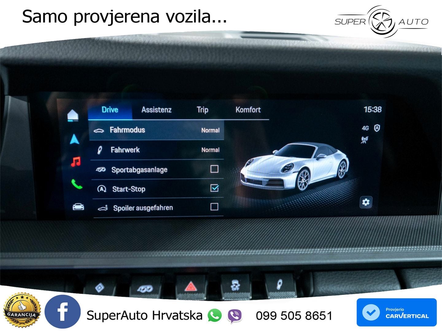Porsche 911 Carrera 3.0 (394 KS) PDK LED+GR SJED+ACC