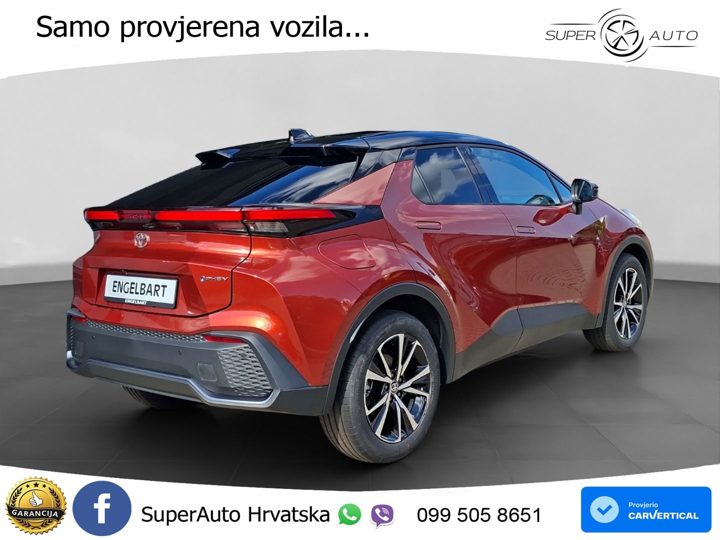 Toyota C-HR 2.0 (223 KS) PHEV e-CVT Teamplayer LED+GR SJED+ACC