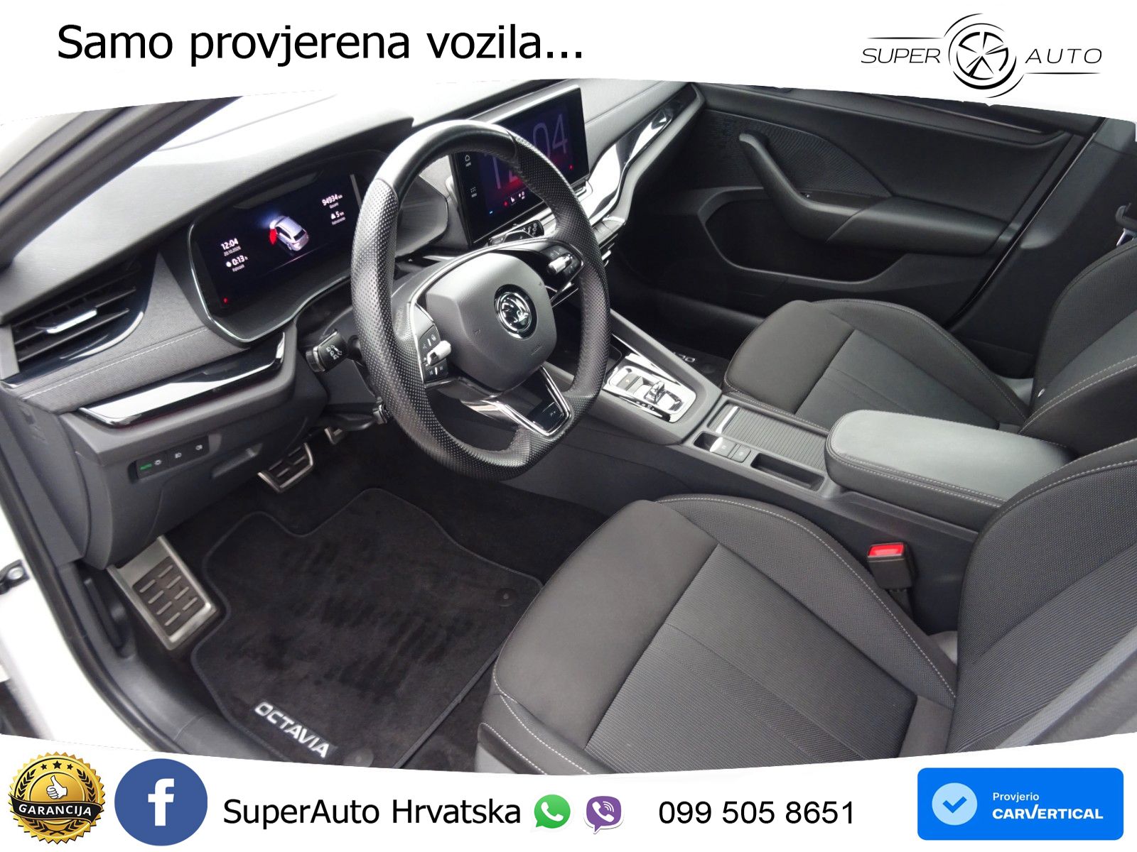 Škoda Octavia Combi 2.0 TDI (150 KS) DSG SportLine LED+GR SJED+ACC