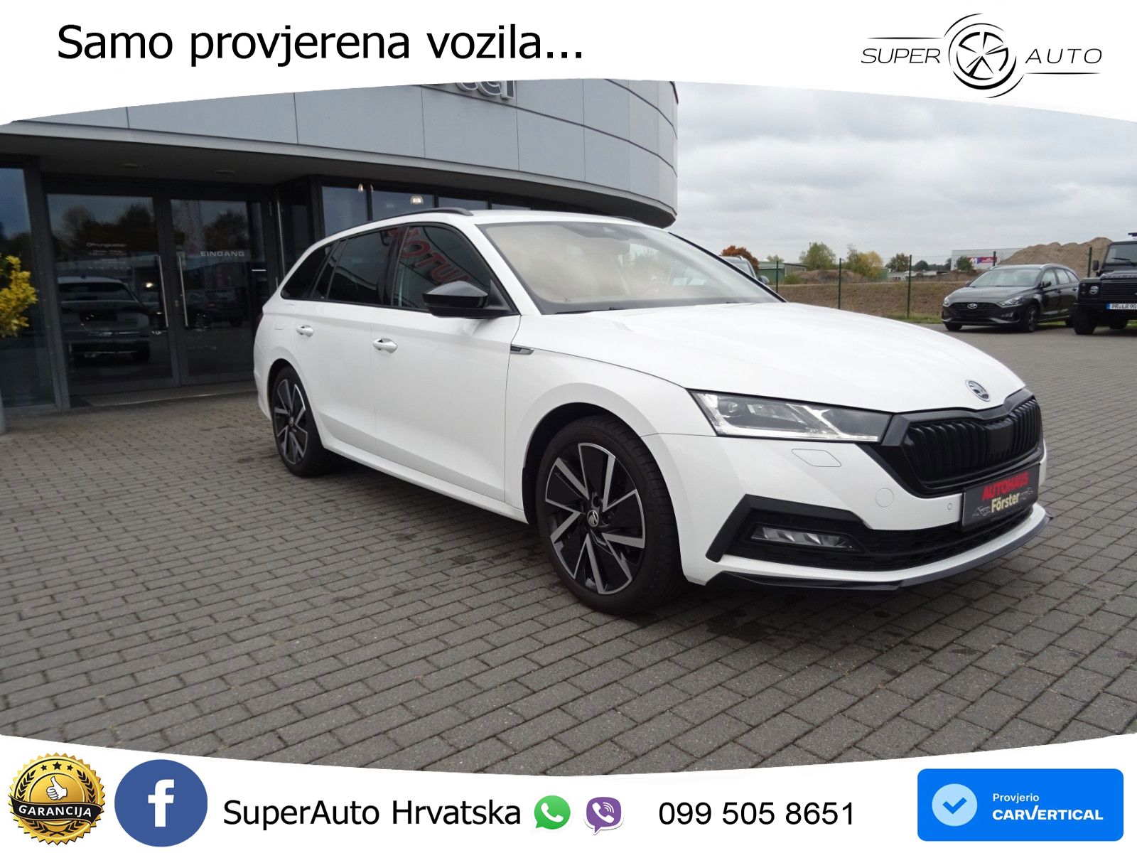 Škoda Octavia Combi 2.0 TDI (150 KS) DSG SportLine LED+GR SJED+ACC