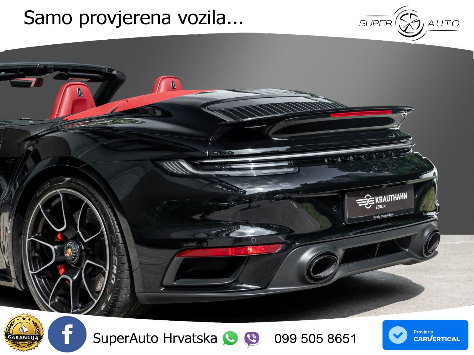 Porsche 911 Turbo Cabriolet 3.8 (580 KS) PDK
