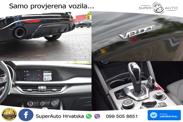 Alfa Romeo Stelvio 2.0 Turbo (280 KS) Q4 Automatic LED+GR SJED+ACC