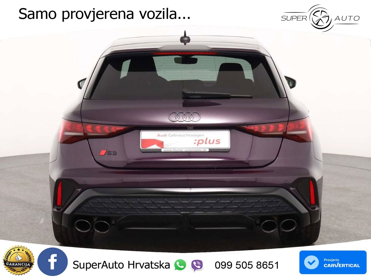 Audi S3 2.0 TFSI (333 KS) quattro S tronic MATRIX+GR SJED+KAM