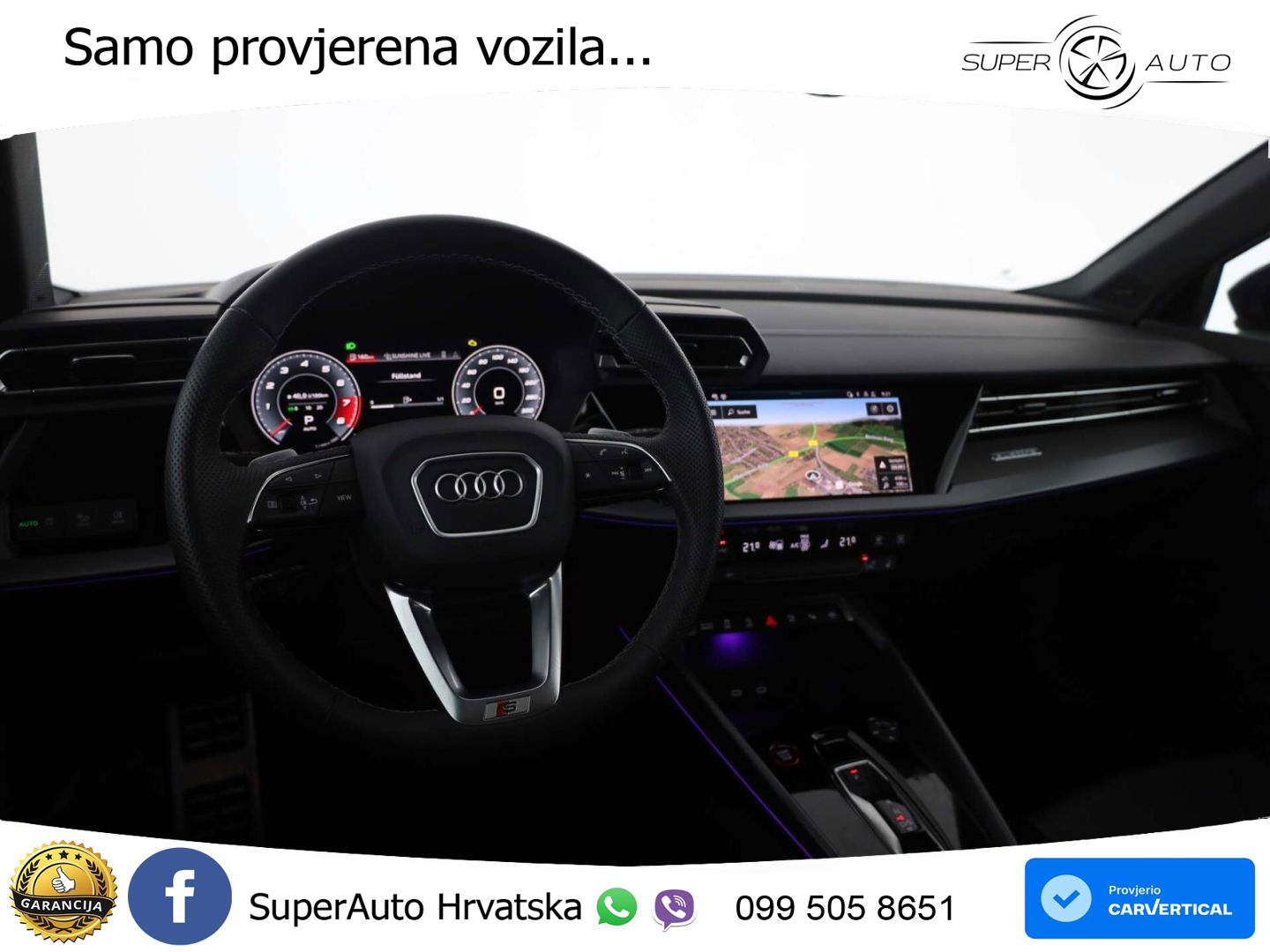 Audi S3 2.0 TFSI (333 KS) quattro S tronic MATRIX+GR SJED+KAM