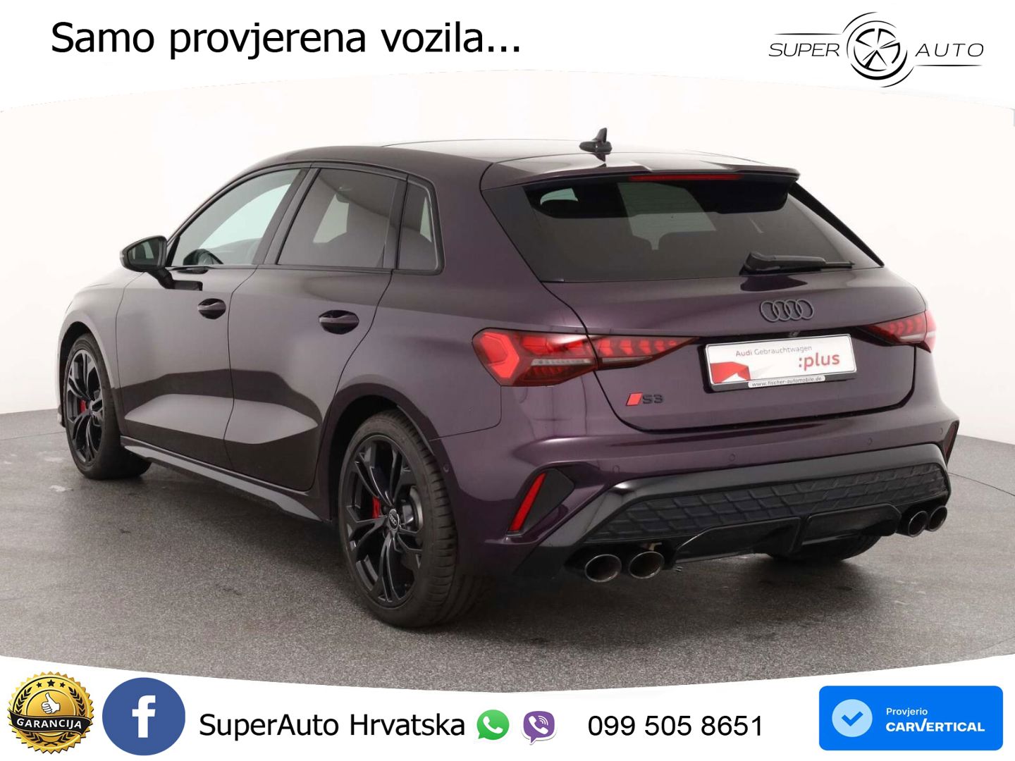 Audi S3 2.0 TFSI (333 KS) quattro S tronic MATRIX+GR SJED+KAM