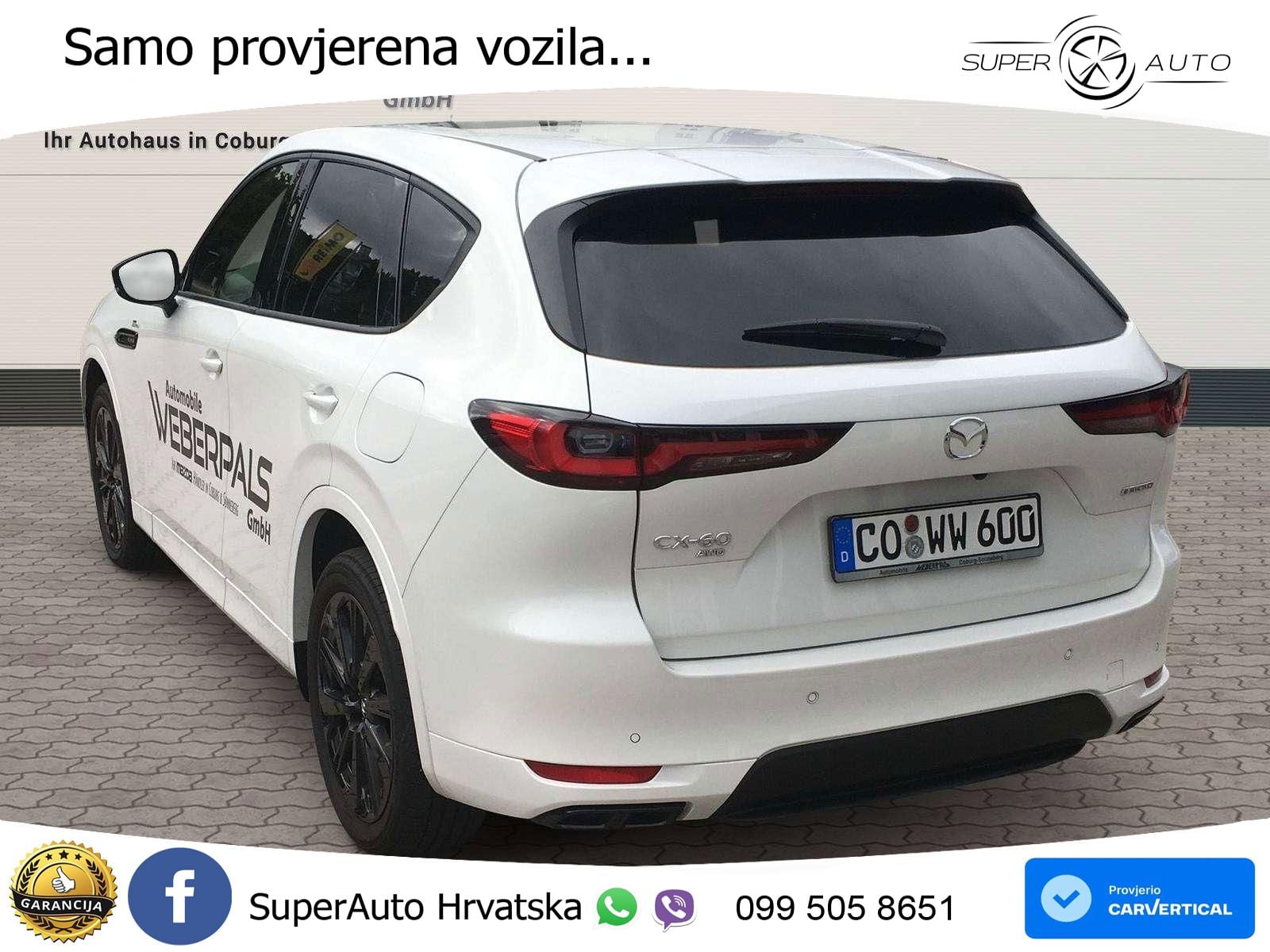 Mazda CX-60 3.3 e-Skyactiv D (254 KS) AWD Automatic LED+GR SJED+ACC
