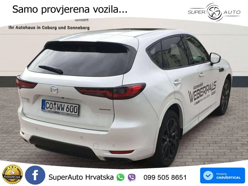 Mazda CX-60 3.3 e-Skyactiv D (254 KS) AWD Automatic LED+GR SJED+ACC
