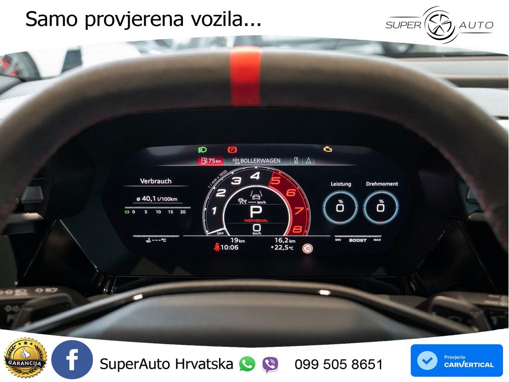 Audi RS3 Sedan 2.5 TFSI (400 KS) quattro S tronic LED+GR SJED+ACC