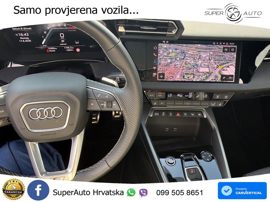 Audi A3 35 TFSI (150 KS) S tronic S line MATRIX+GR SJED+KAM