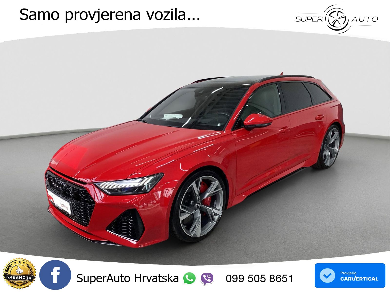 Audi RS6 Avant 4.0 TFSI V8 (600 KS) quattro Tiptronic ACC+HEAD+4xGR SJED+360+PANO
