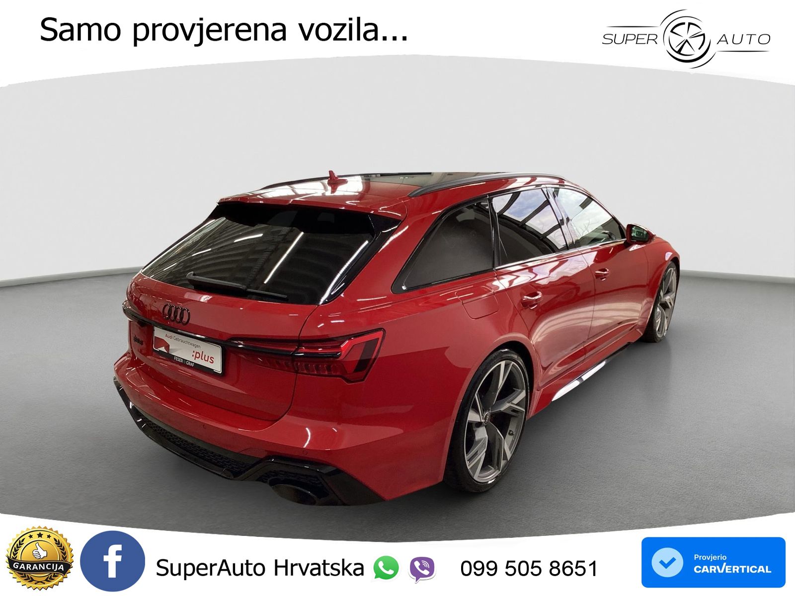 Audi RS6 Avant 4.0 TFSI V8 (600 KS) quattro Tiptronic ACC+HEAD+4xGR SJED+360+PANO