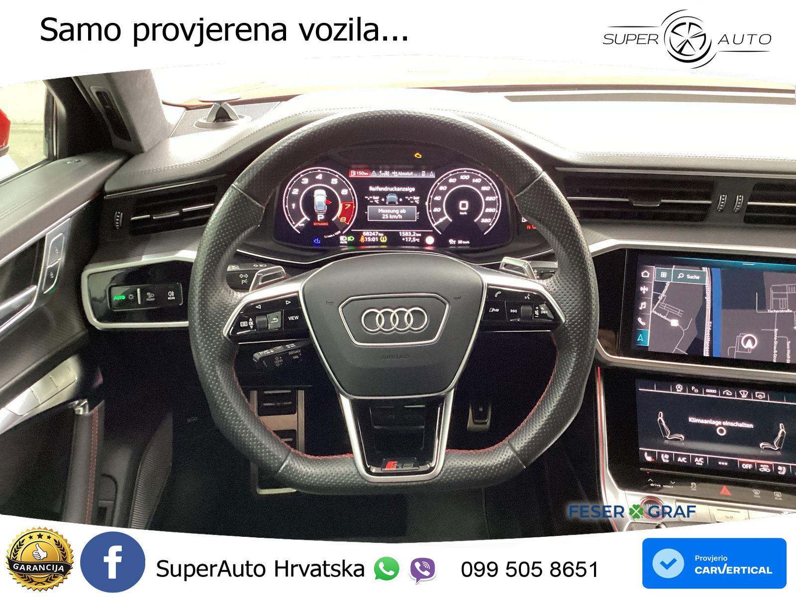 Audi RS6 Avant 4.0 TFSI V8 (600 KS) quattro Tiptronic ACC+HEAD+4xGR SJED+360+PANO