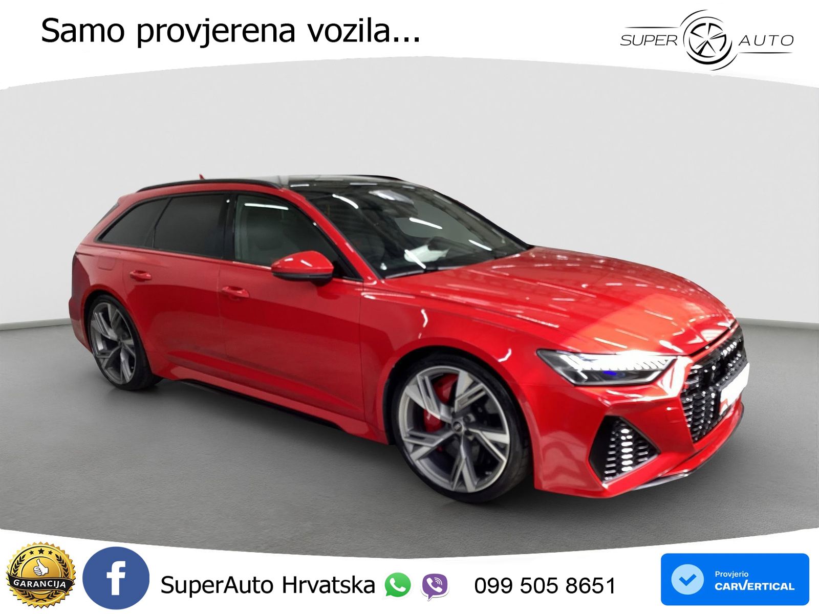 Audi RS6 Avant 4.0 TFSI V8 (600 KS) quattro Tiptronic ACC+HEAD+4xGR SJED+360+PANO
