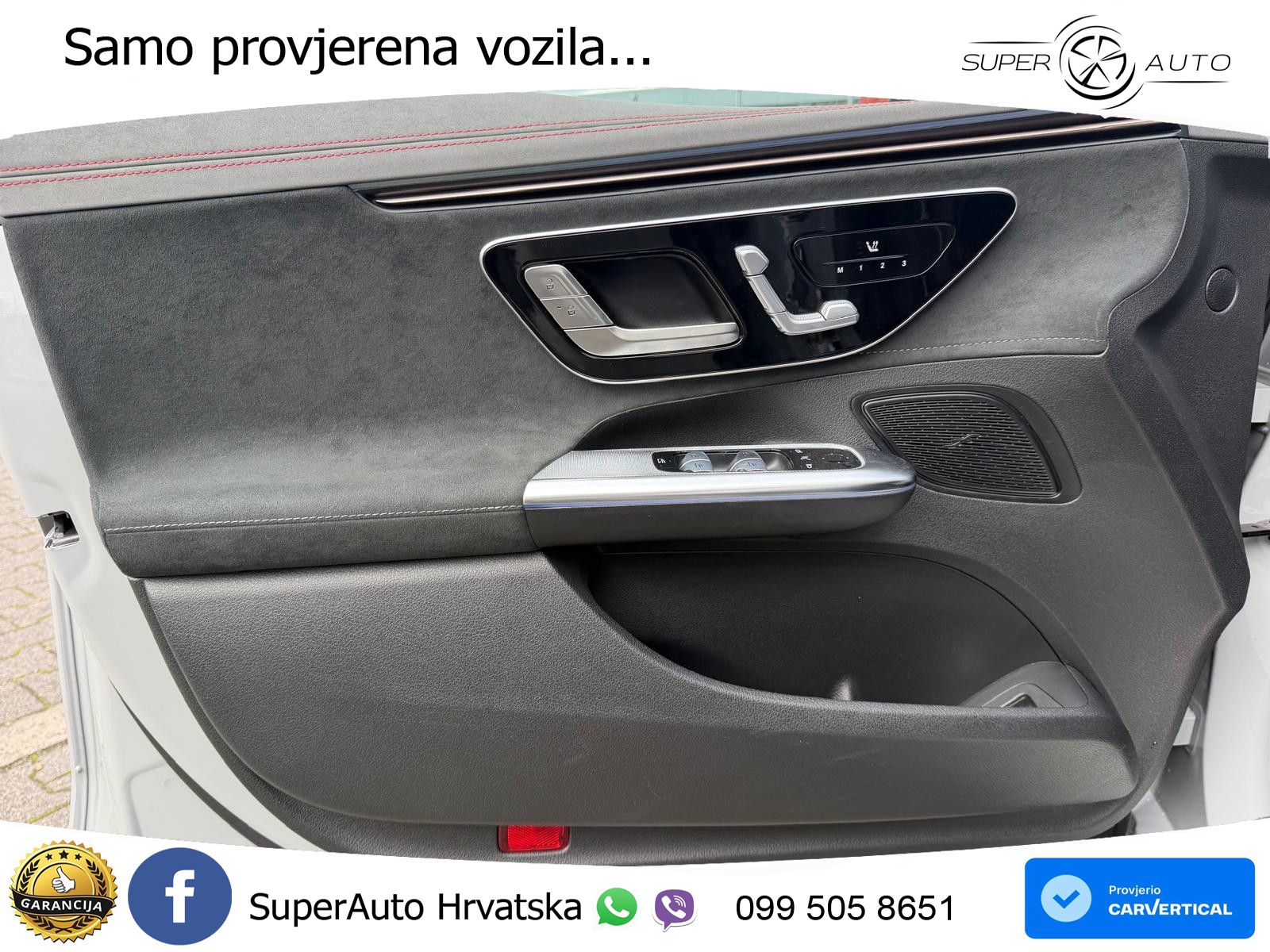 Mercedes EQE 500 100 kWh (449 KS) 4MATIC ZRAČNI+ACC+GR SJED+KAM+PANO