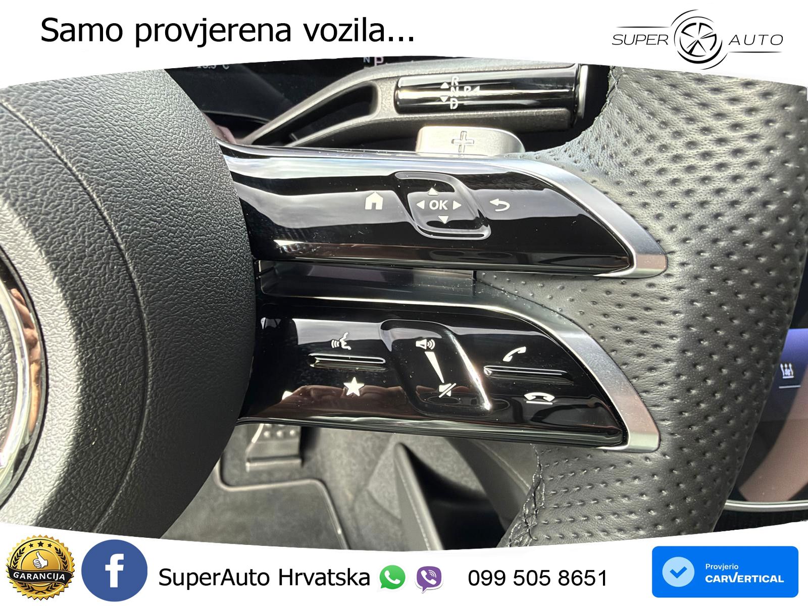 Mercedes EQE 500 100 kWh (449 KS) 4MATIC ZRAČNI+ACC+GR SJED+KAM+PANO