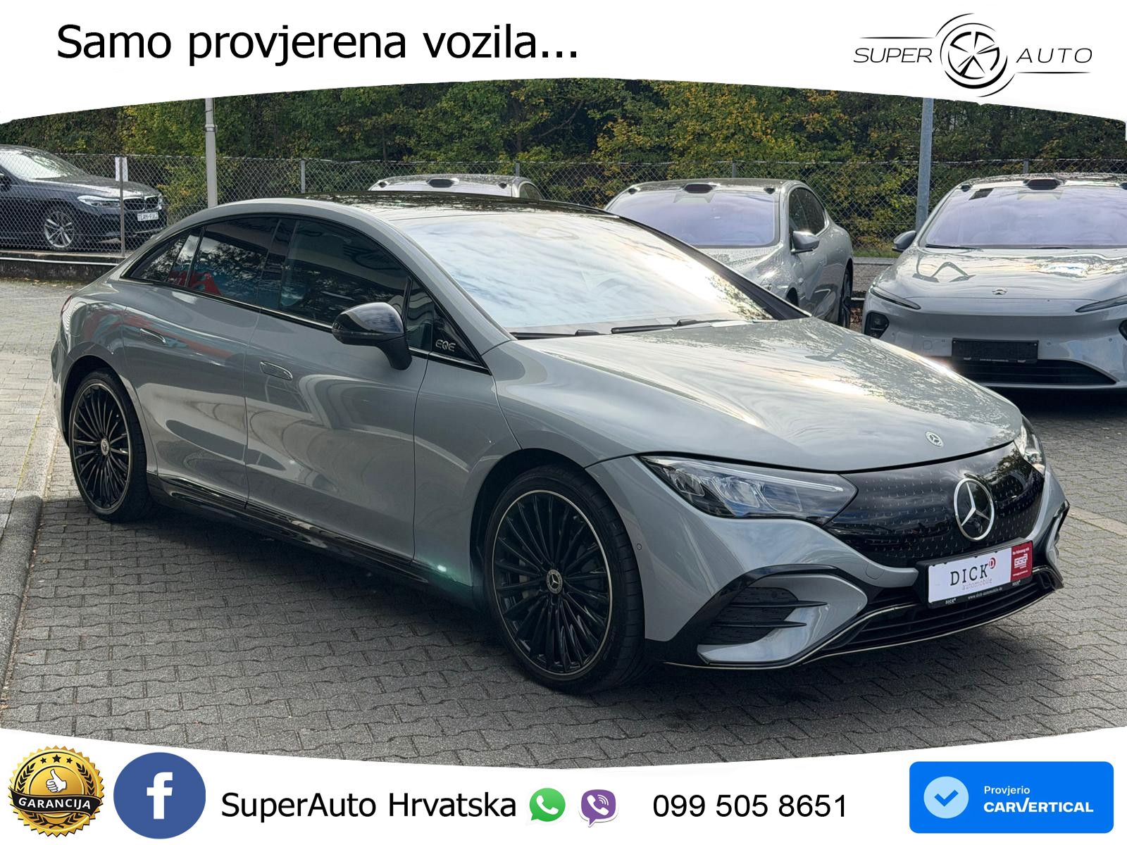 Mercedes EQE 500 100 kWh (449 KS) 4MATIC ZRAČNI+ACC+GR SJED+KAM+PANO