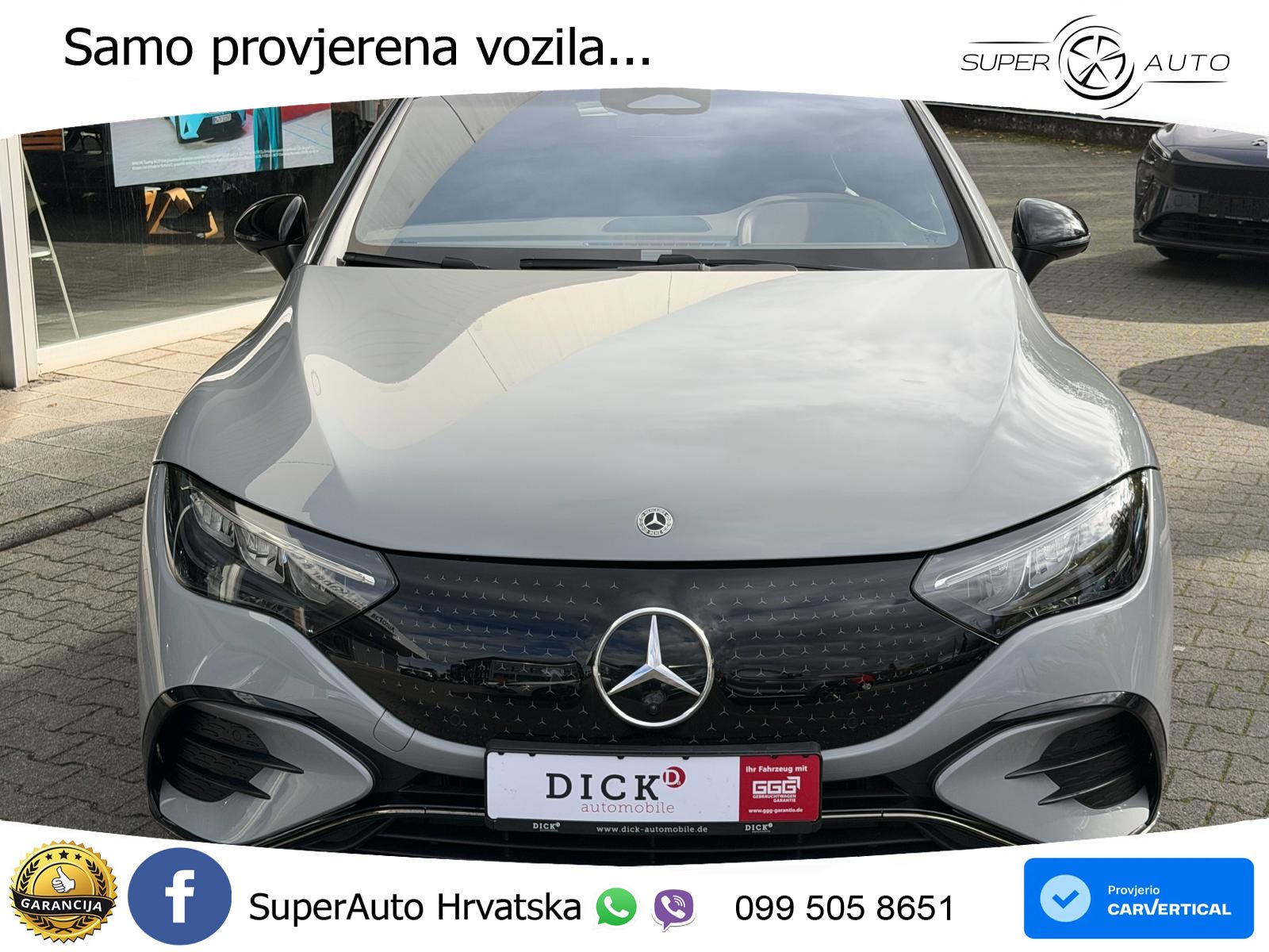 Mercedes EQE 500 100 kWh (449 KS) 4MATIC ZRAČNI+ACC+GR SJED+KAM+PANO