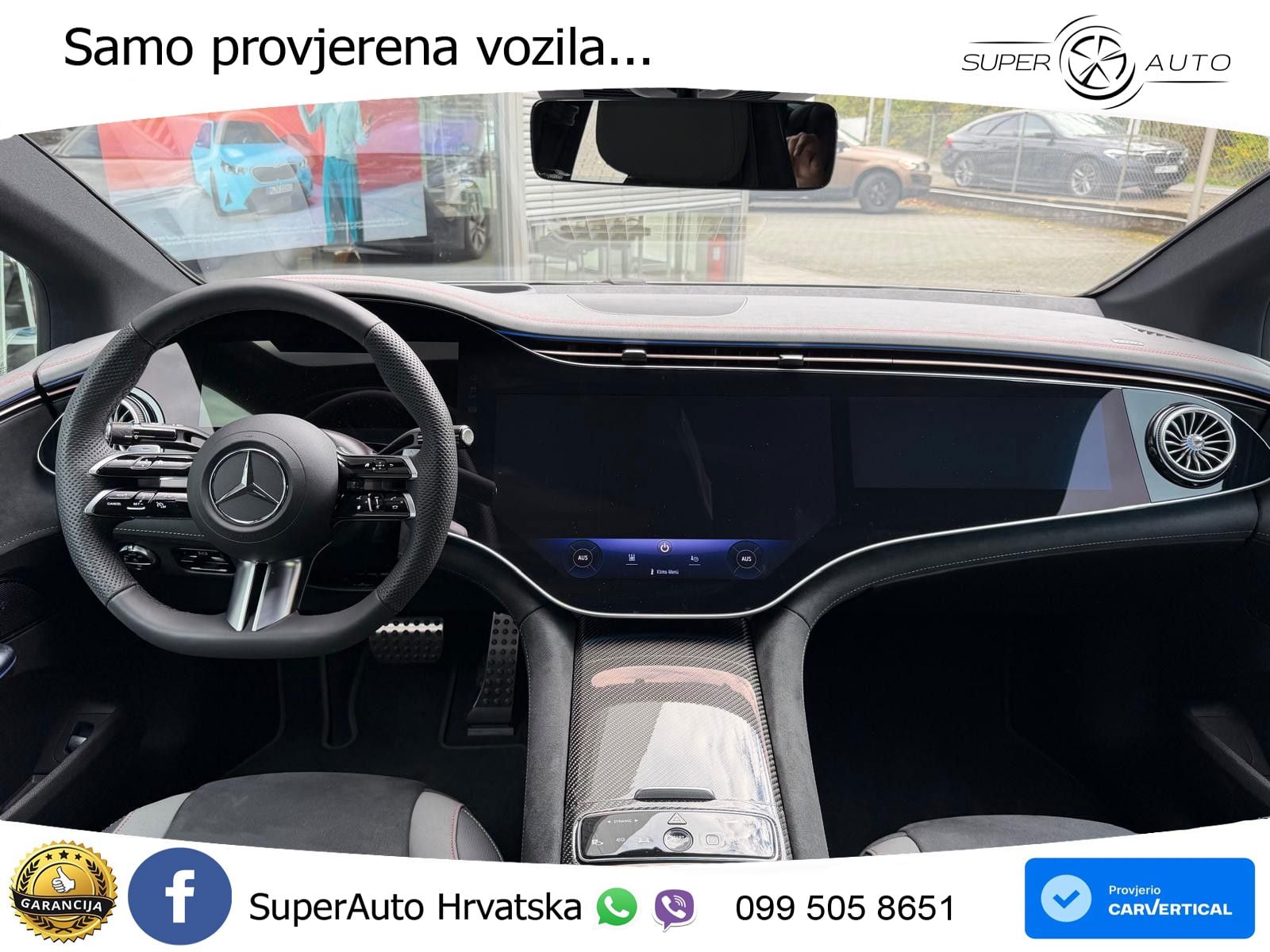 Mercedes EQE 500 100 kWh (449 KS) 4MATIC ZRAČNI+ACC+GR SJED+KAM+PANO