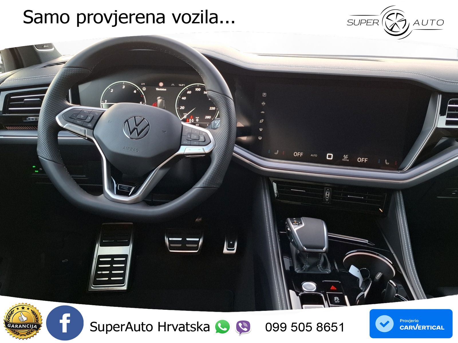 Volkswagen Touareg 3.0 V6 TDI (286 KS) 4MOTION Tiptronic ZRAČNI+ACC+4xGR SJED+KAM