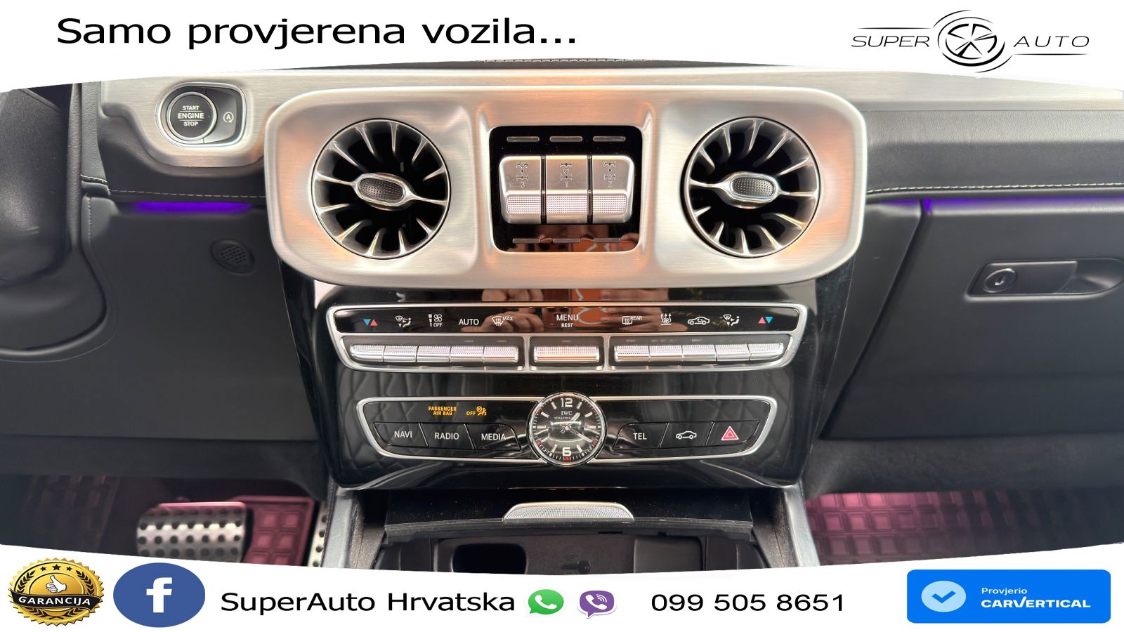 Mercedes AMG G 63 Long V8 (585 KS) 4MATIC 9G-TRONIC AMG SPEEDSHIFT PLUS LED+GR SJED+ACC