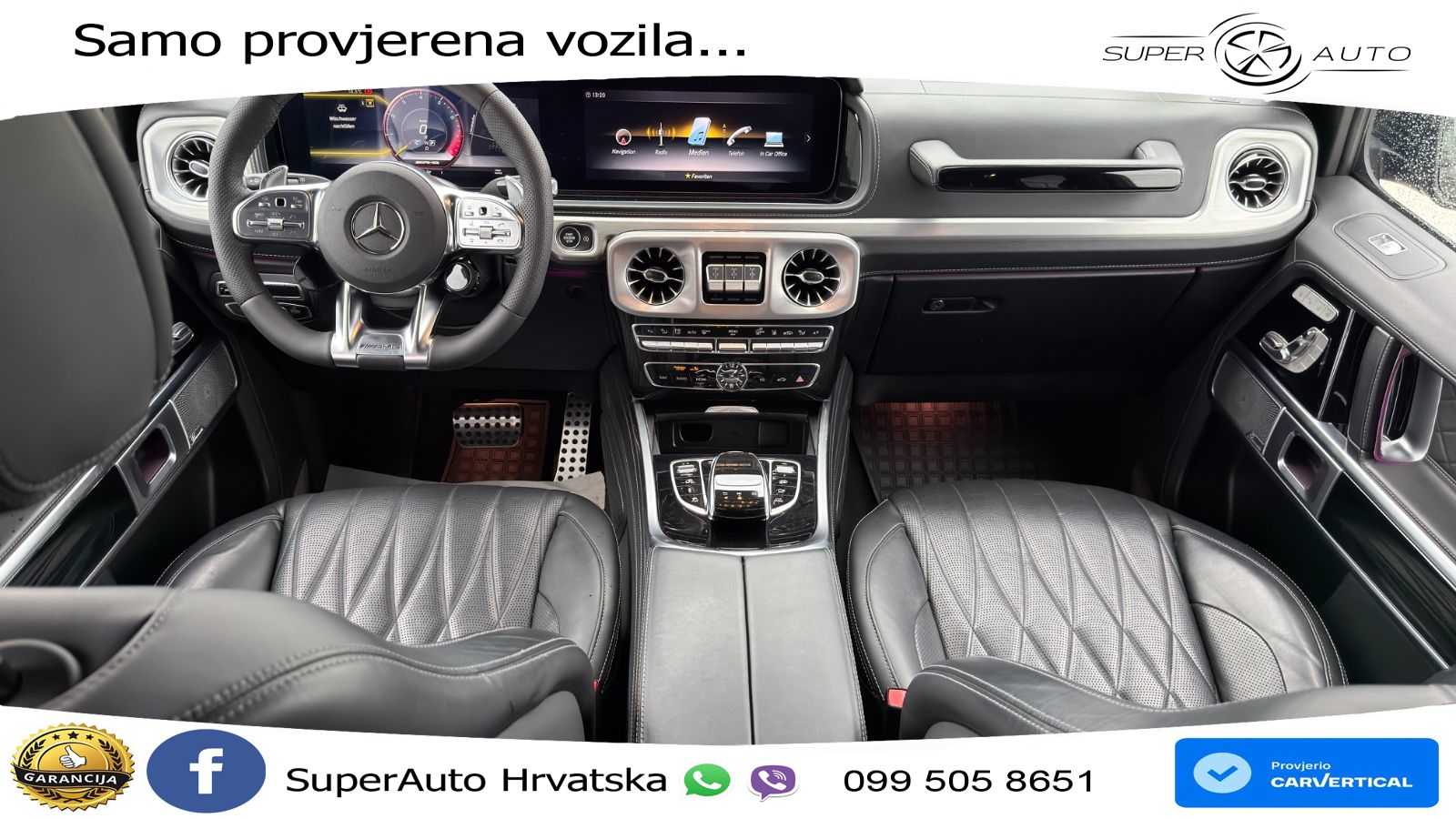 Mercedes AMG G 63 Long V8 (585 KS) 4MATIC 9G-TRONIC AMG SPEEDSHIFT PLUS LED+GR SJED+ACC