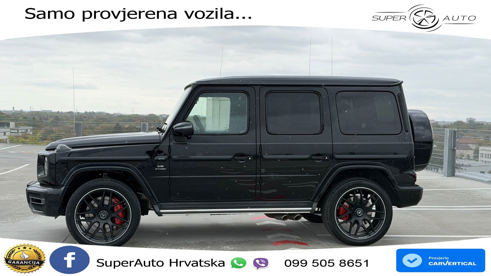 Mercedes AMG G 63 Long V8 (585 KS) 4MATIC 9G-TRONIC AMG SPEEDSHIFT PLUS LED+GR SJED+ACC