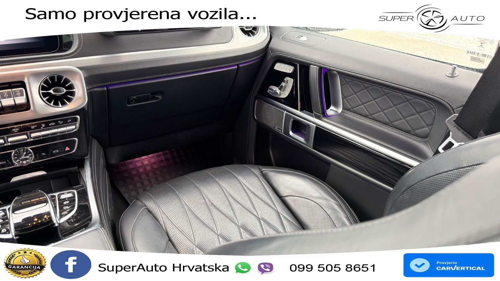 Mercedes AMG G 63 Long V8 (585 KS) 4MATIC 9G-TRONIC AMG SPEEDSHIFT PLUS LED+GR SJED+ACC