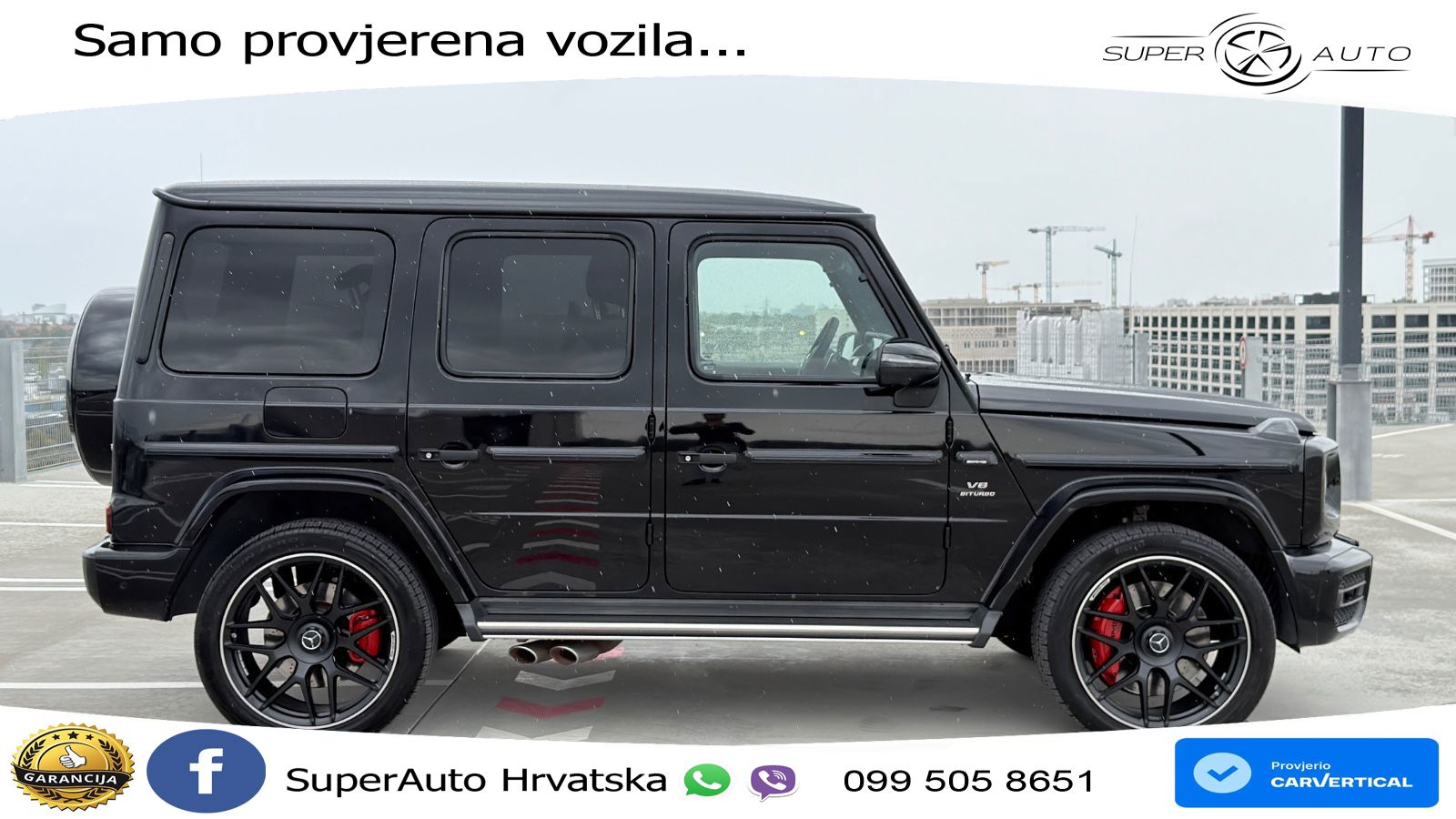 Mercedes AMG G 63 Long V8 (585 KS) 4MATIC 9G-TRONIC AMG SPEEDSHIFT PLUS LED+GR SJED+ACC