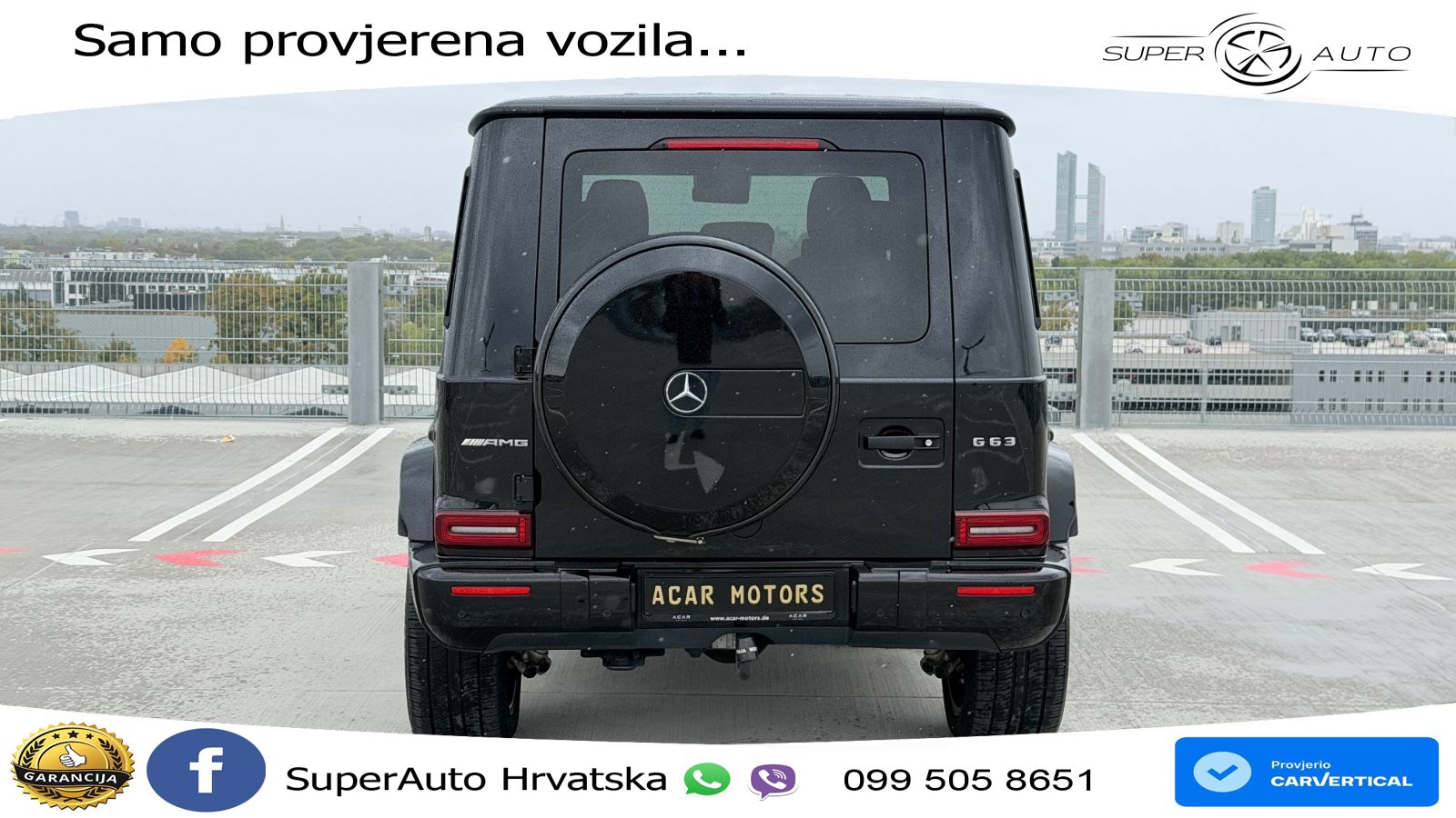 Mercedes AMG G 63 Long V8 (585 KS) 4MATIC 9G-TRONIC AMG SPEEDSHIFT PLUS LED+GR SJED+ACC