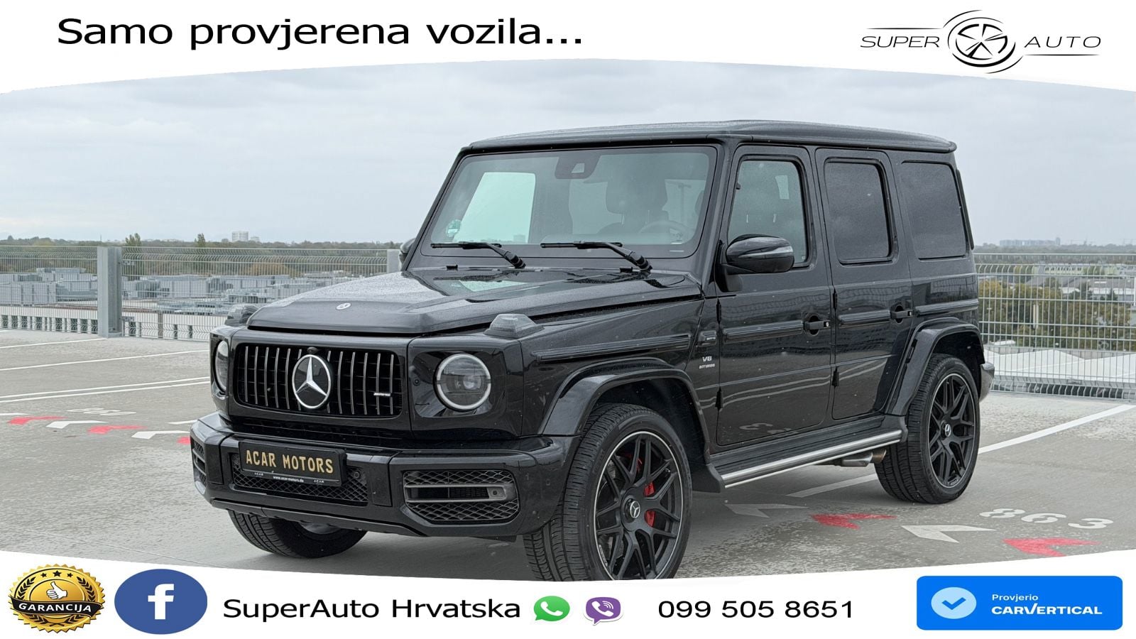 Mercedes AMG G 63 Long V8 (585 KS) 4MATIC 9G-TRONIC AMG SPEEDSHIFT PLUS LED+GR SJED+ACC