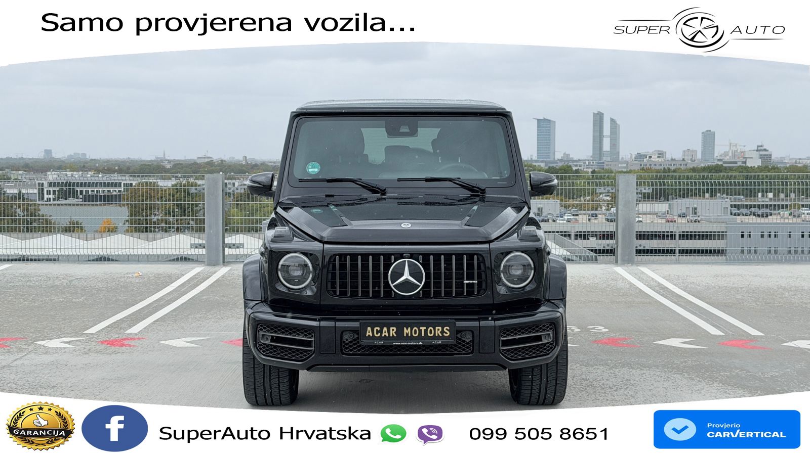 Mercedes AMG G 63 Long V8 (585 KS) 4MATIC 9G-TRONIC AMG SPEEDSHIFT PLUS LED+GR SJED+ACC