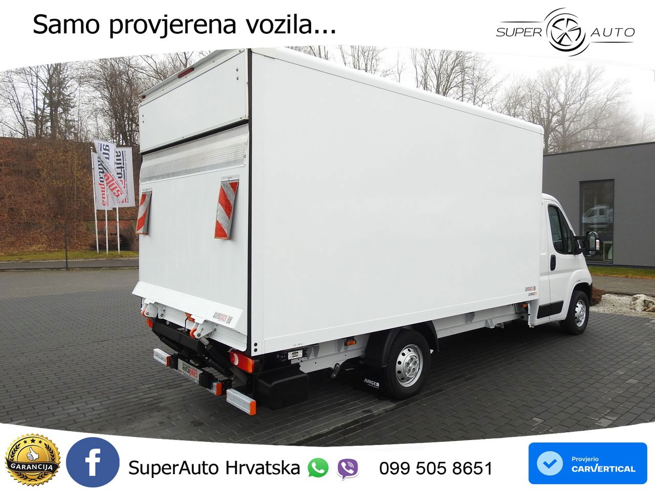 Peugeot BOXER KOFFER AUFZUG 8 PALETTEN TEMPOMAT 140 KS