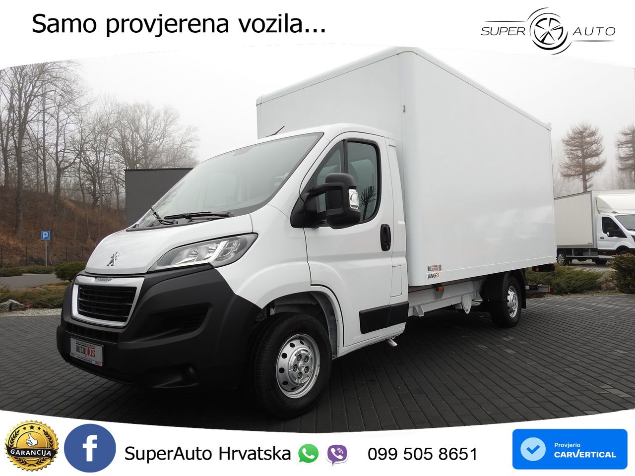 Peugeot BOXER KOFFER AUFZUG 8 PALETTEN TEMPOMAT 140 KS