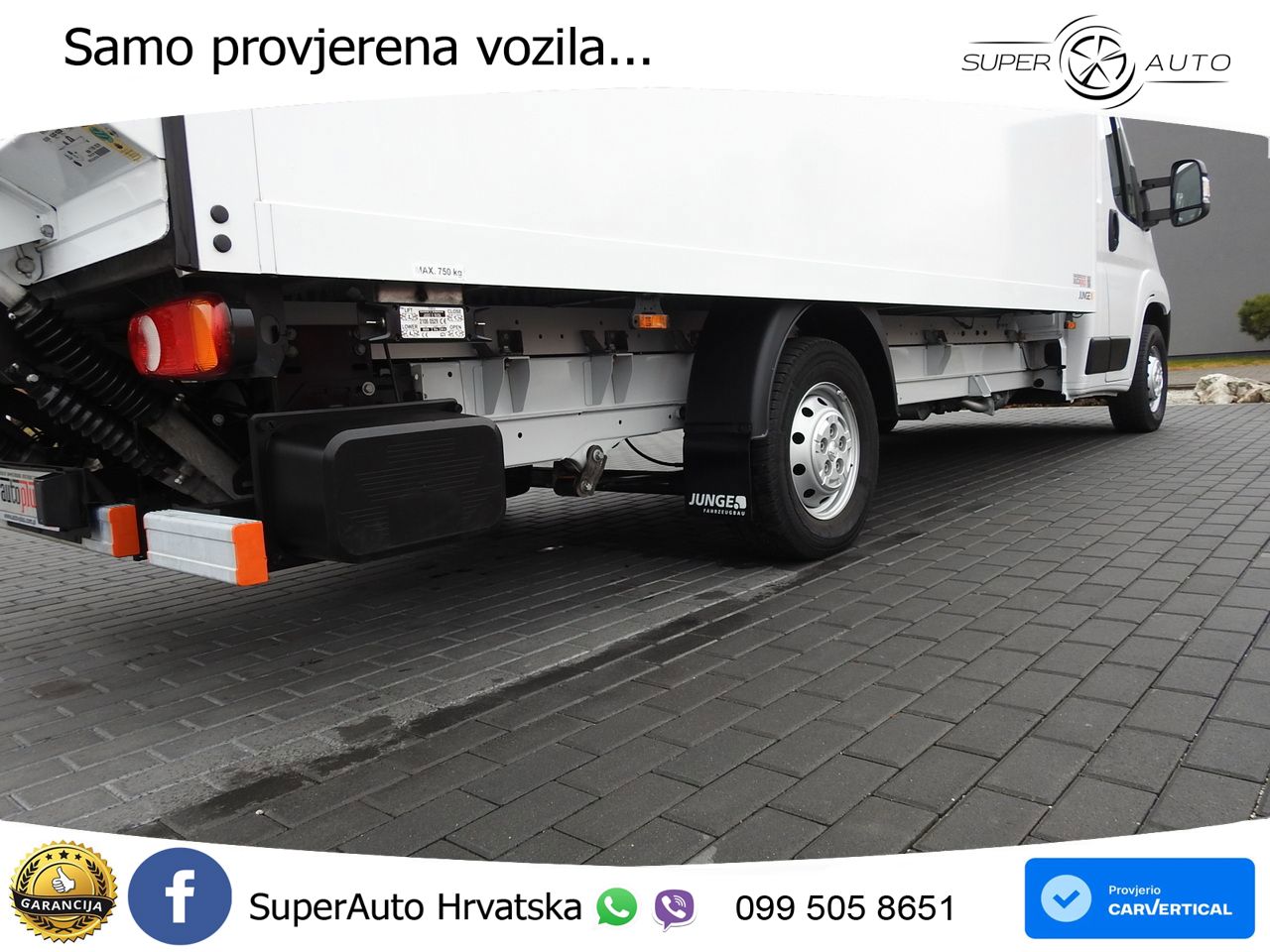 Peugeot BOXER KOFFER AUFZUG 8 PALETTEN TEMPOMAT 140 KS