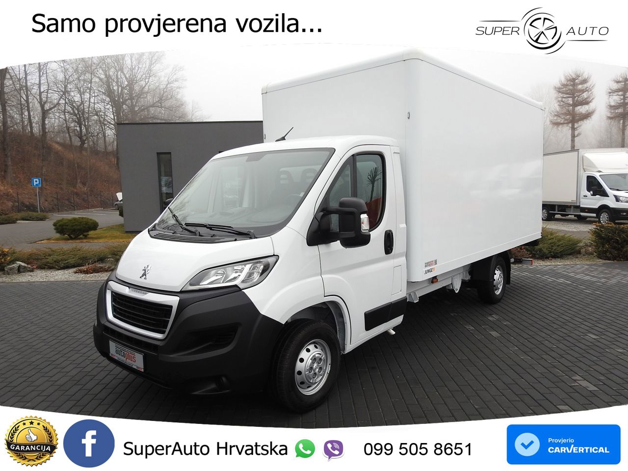 Peugeot BOXER KOFFER AUFZUG 8 PALETTEN TEMPOMAT 140 KS