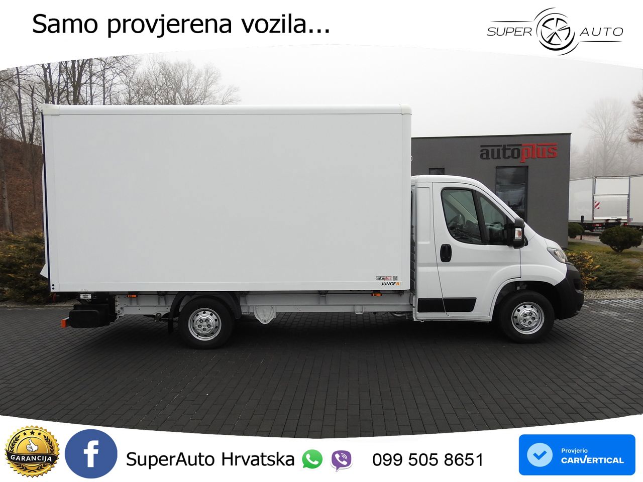 Peugeot BOXER KOFFER AUFZUG 8 PALETTEN TEMPOMAT 140 KS