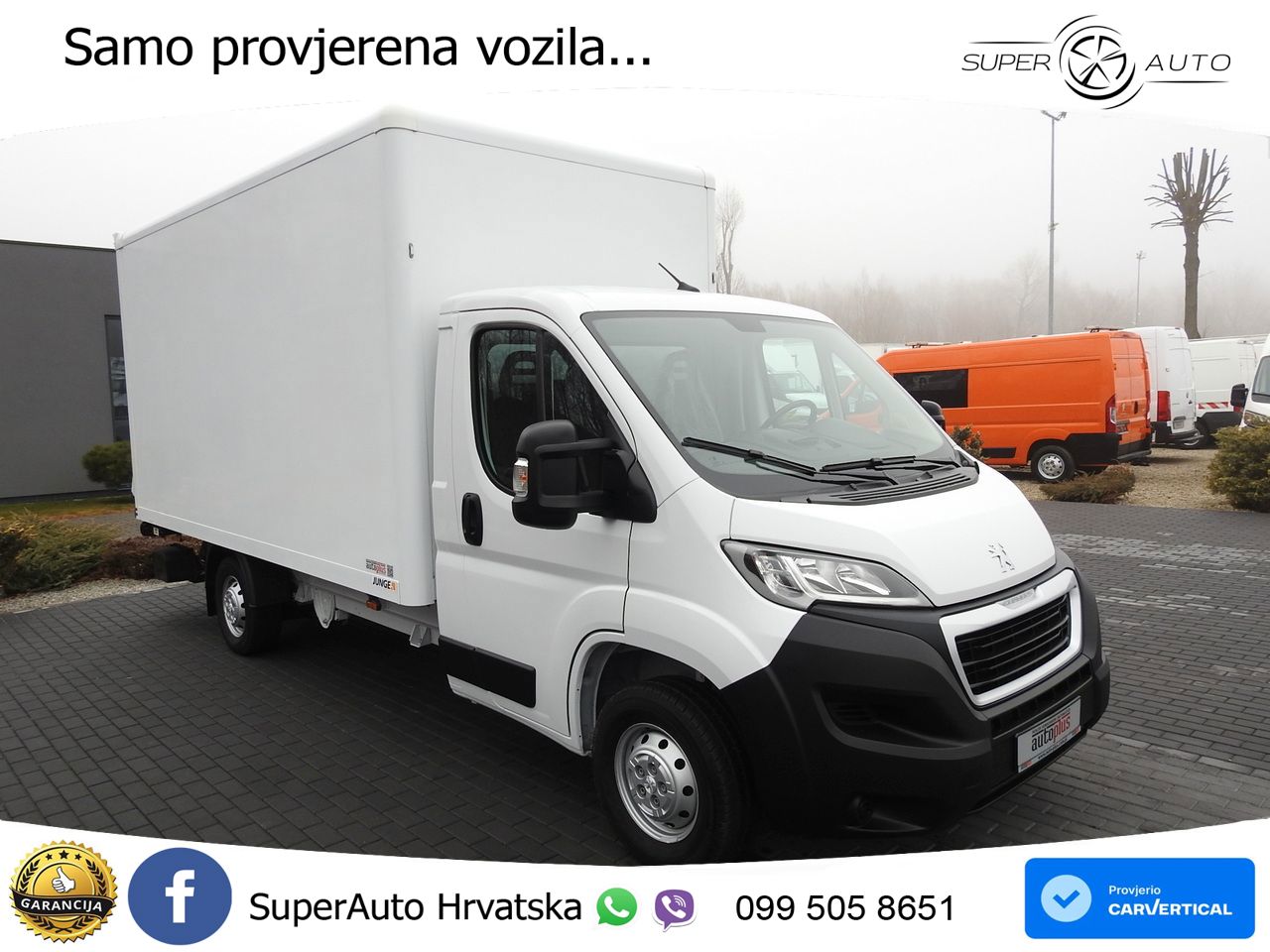 Peugeot BOXER KOFFER AUFZUG 8 PALETTEN TEMPOMAT 140 KS