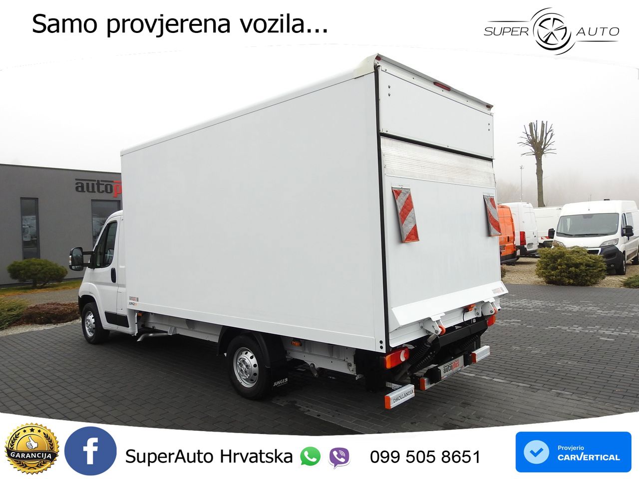 Peugeot BOXER KOFFER AUFZUG 8 PALETTEN TEMPOMAT 140 KS