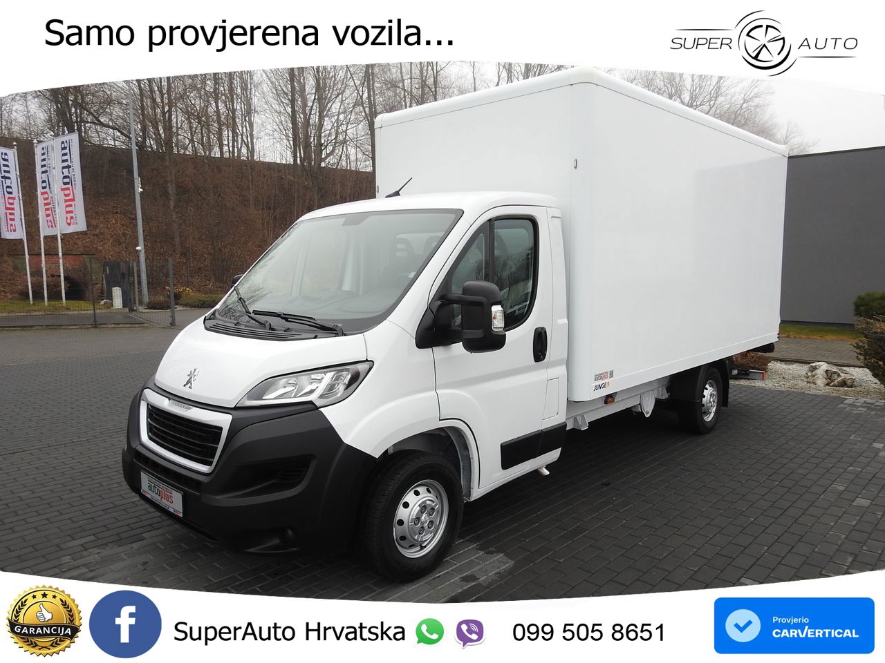 Peugeot BOXER KOFFER AUFZUG 8 PALETTEN TEMPOMAT 140 KS