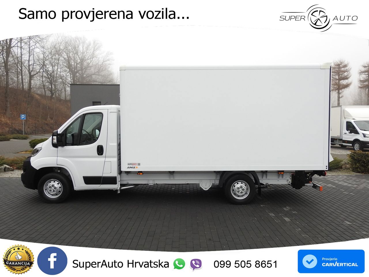 Peugeot BOXER KOFFER AUFZUG 8 PALETTEN TEMPOMAT 140 KS