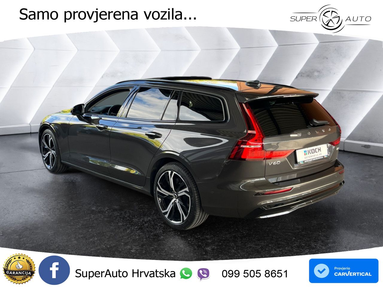 Volvo V60 2.0 B4 Benzin DCT ACC+GR SJED+360+PANO
