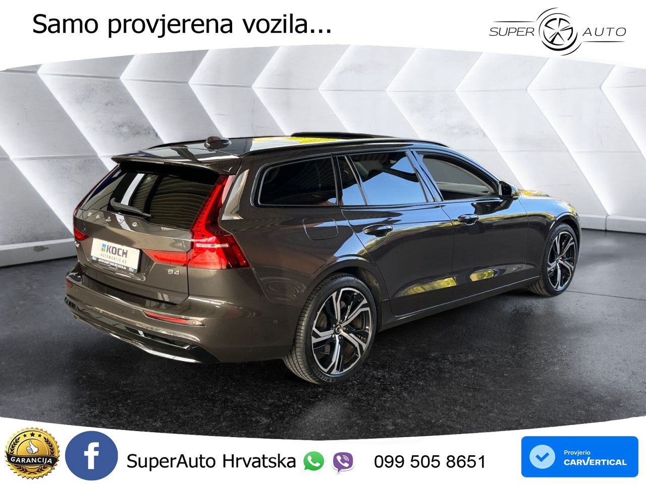 Volvo V60 2.0 B4 Benzin DCT ACC+GR SJED+360+PANO