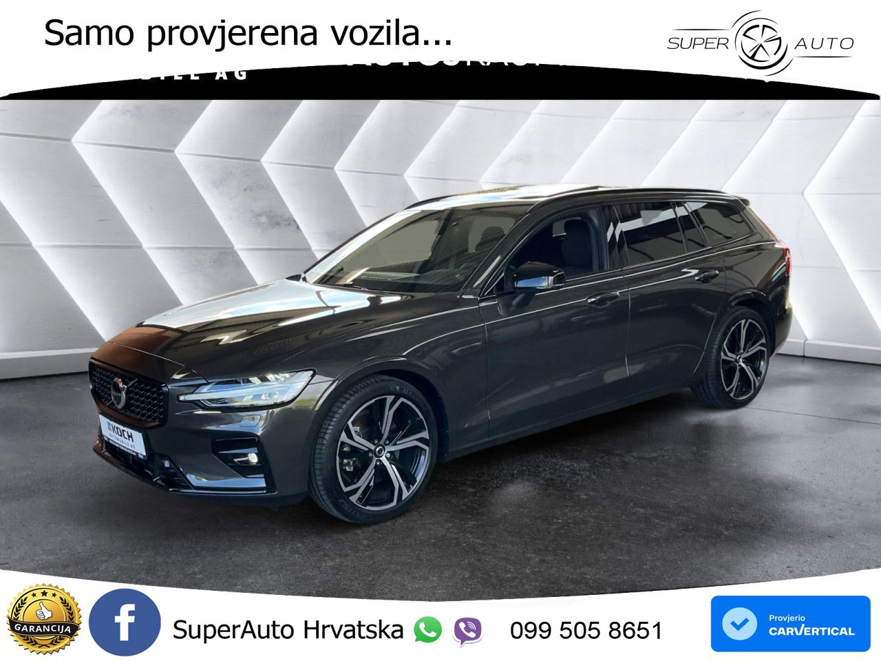 Volvo V60 2.0 B4 Benzin DCT ACC+GR SJED+360+PANO