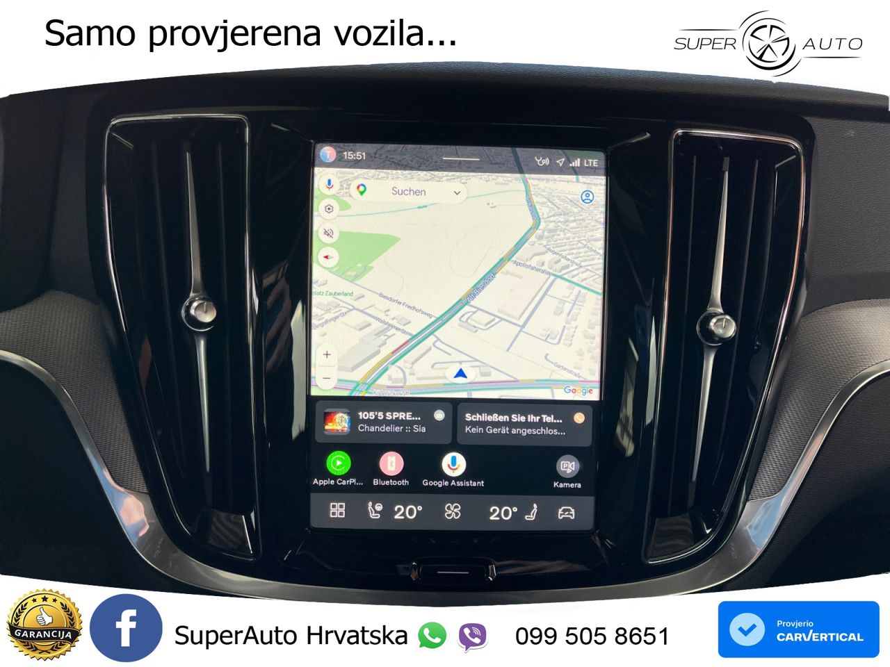 Volvo V60 2.0 B4 Benzin DCT ACC+GR SJED+360+PANO
