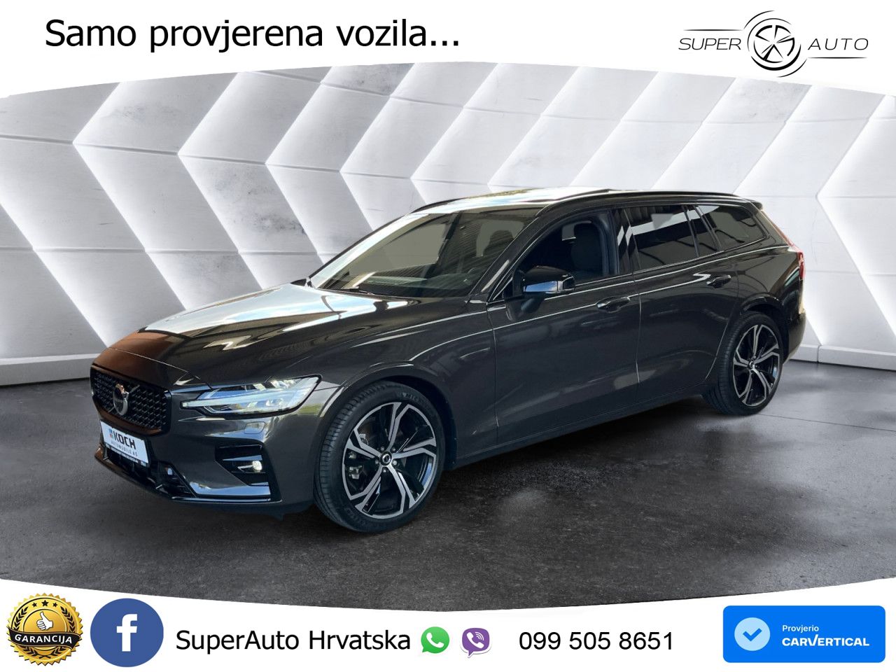Volvo V60 2.0 B4 Benzin DCT ACC+GR SJED+360+PANO